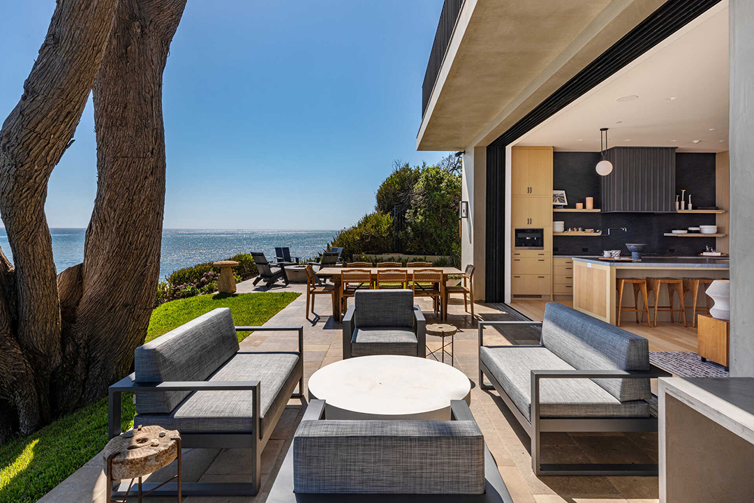 Nicolas Sparks Malibu Home Indoor Outdoor Area