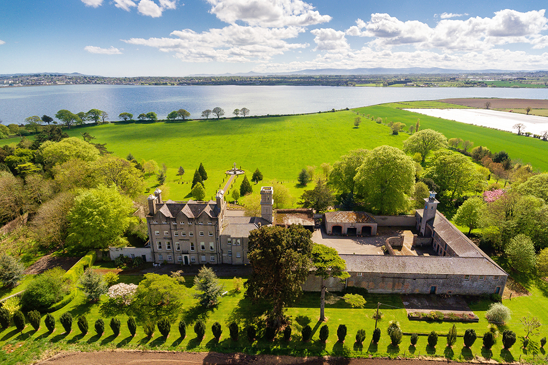 Stately Stone Manor with Manicured Grounds in Ireland