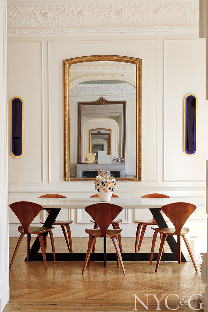 Paris apartment dining room