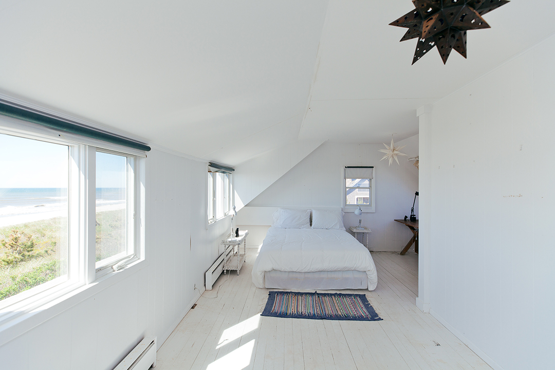 Bedroom in Jerome Robbins Home in the Hamptons