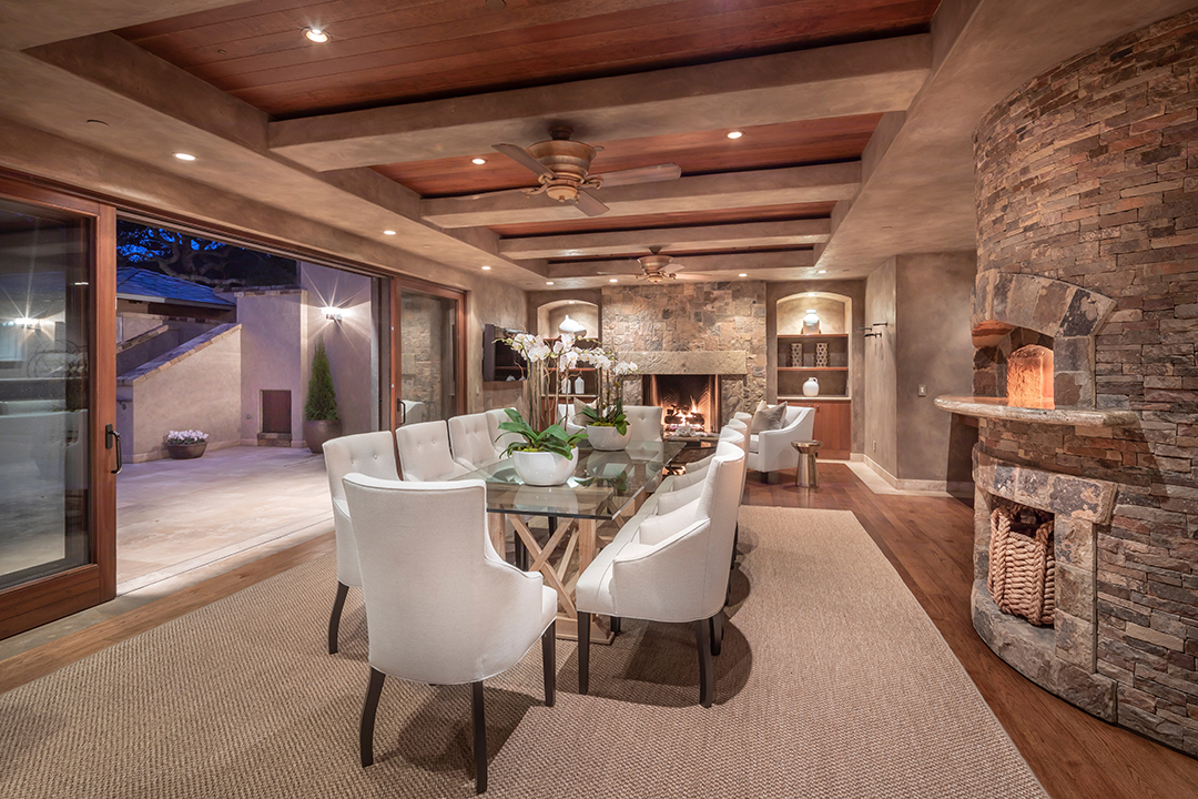 Dining room at Scott McNealy's Mansion