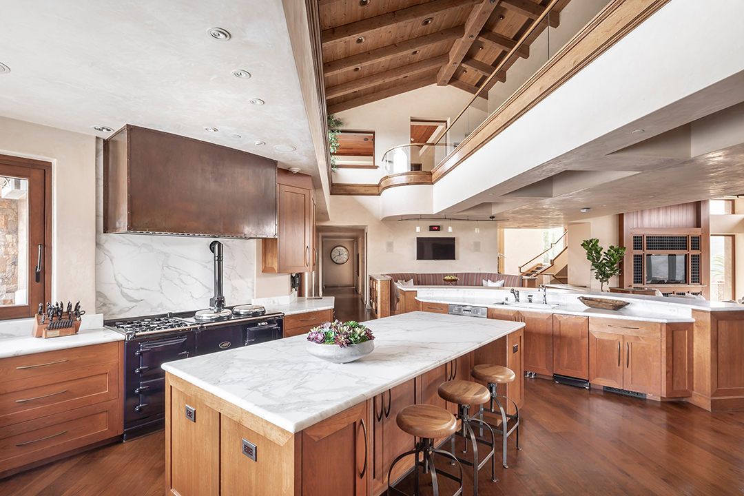 Kitchen at Scott McNealy's Mansion