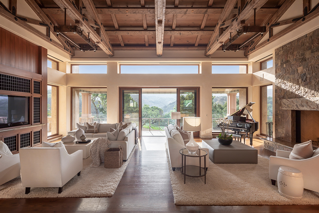 Grand room at Scott McNealy's Mansion