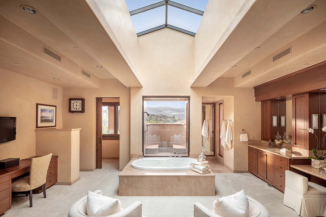 Master bathroom at Scott McNealy's Mansion