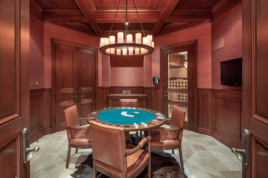 Poker Room at Scott McNealy's Mansion