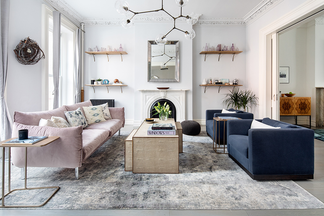 Trendy $5.5M Carroll Gardens Townhouse Blends Past and Present Seamlessly