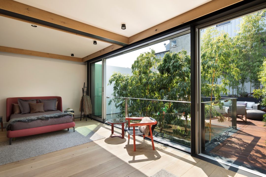 18th Street San Francisco Restored Victorian Master Bedroom