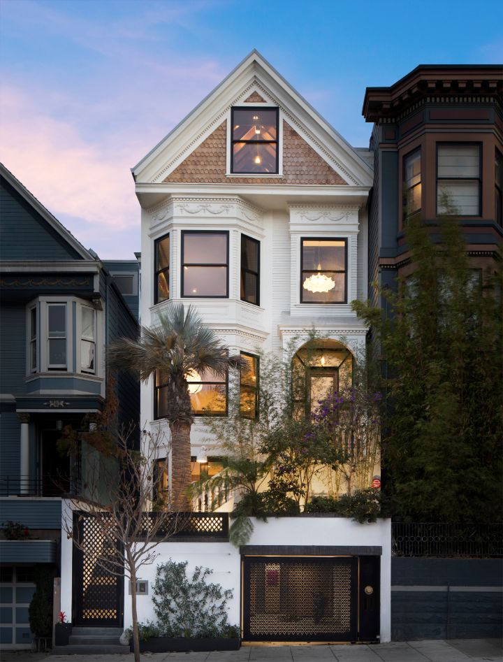 18th Street San Francisco Restored Victorian Street View