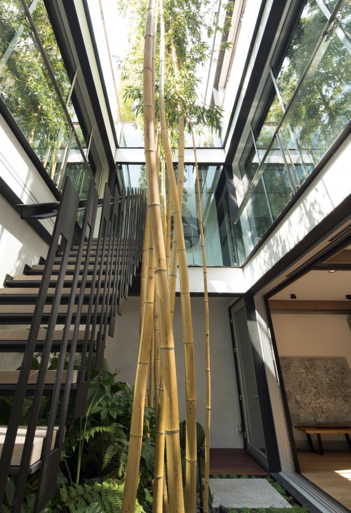 18th Street San Francisco Restored Victorian Staircase with Atrium