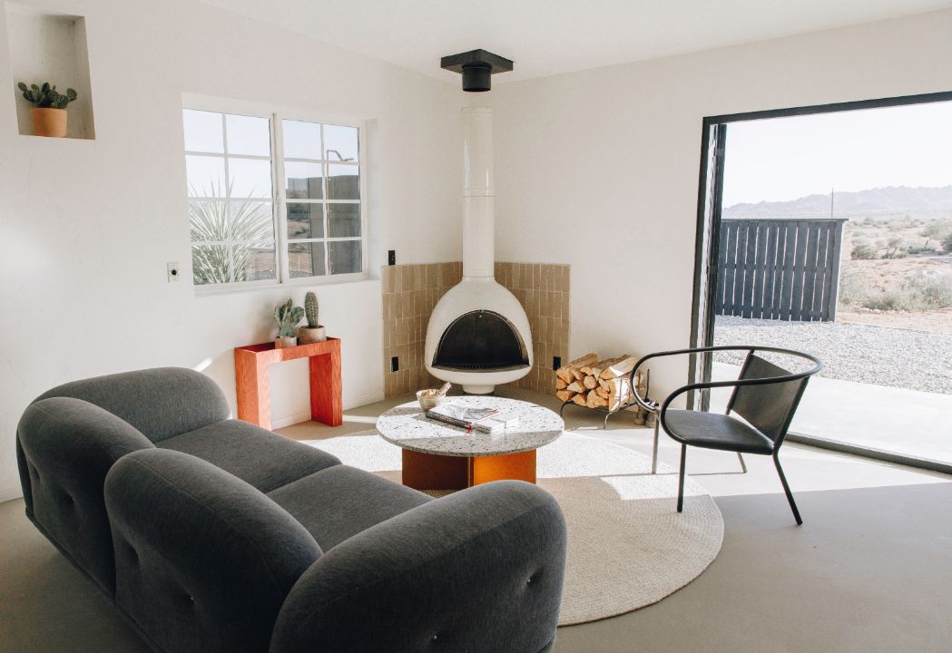 Casa Mami Instagram Retreat Den Fireplace