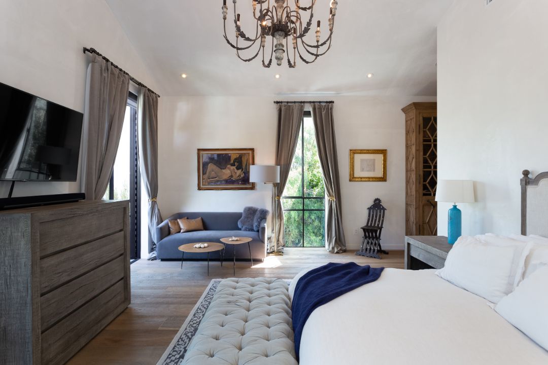 Kim Gordon Marina Del Rey Home Master Bedroom