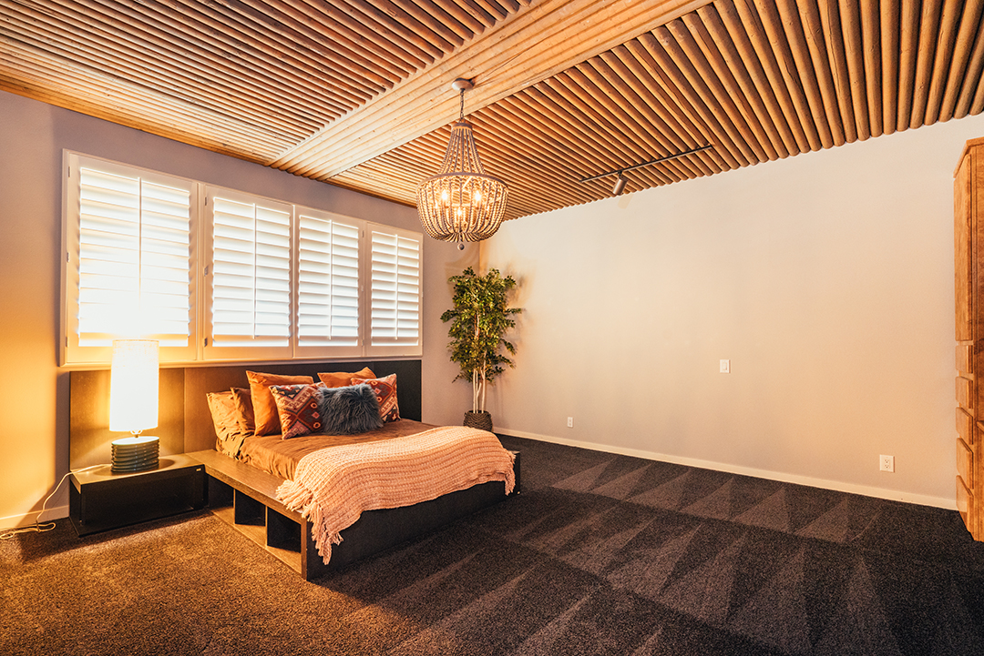 Musician Tommy Lee Lists Bold Yet Zen Custom Mansion In Calabasas Bedroom