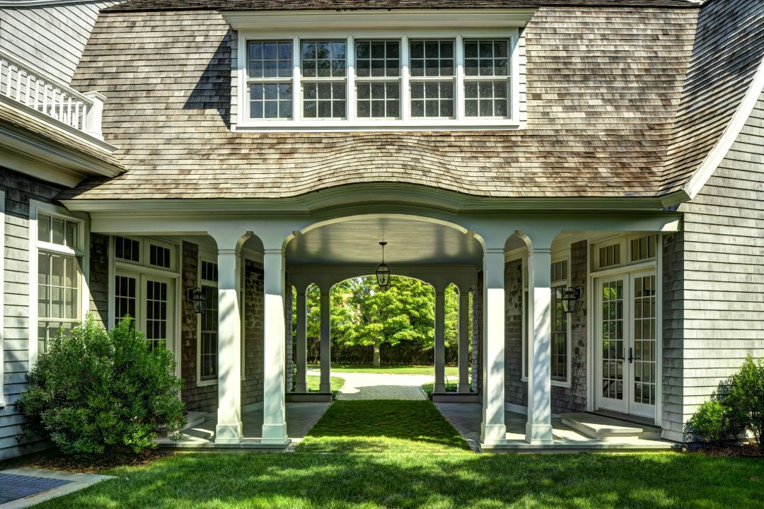 Southampton Shingled Home Columns