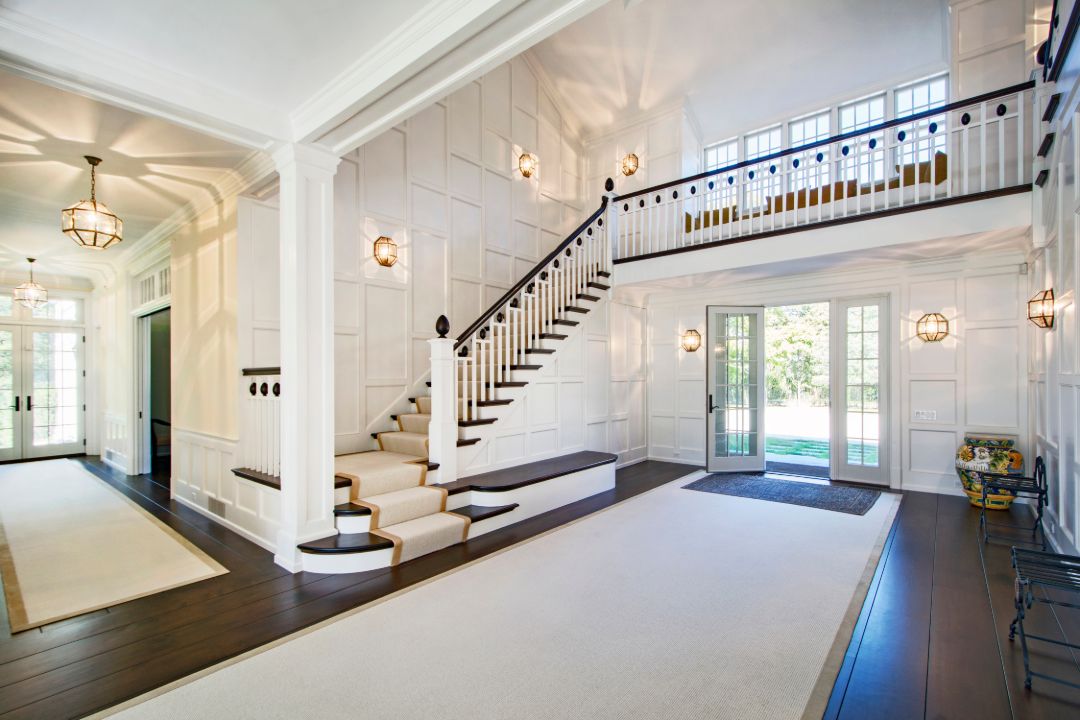 Southampton Shingled Home Staircase