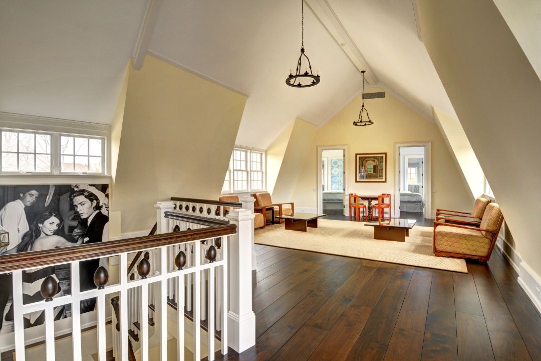 Southampton Shingled Home Attic