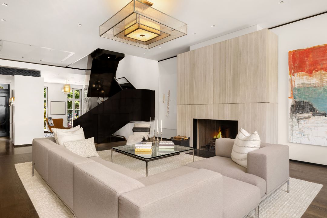 St Lukes Place West Village Townhouse Formal Living Room