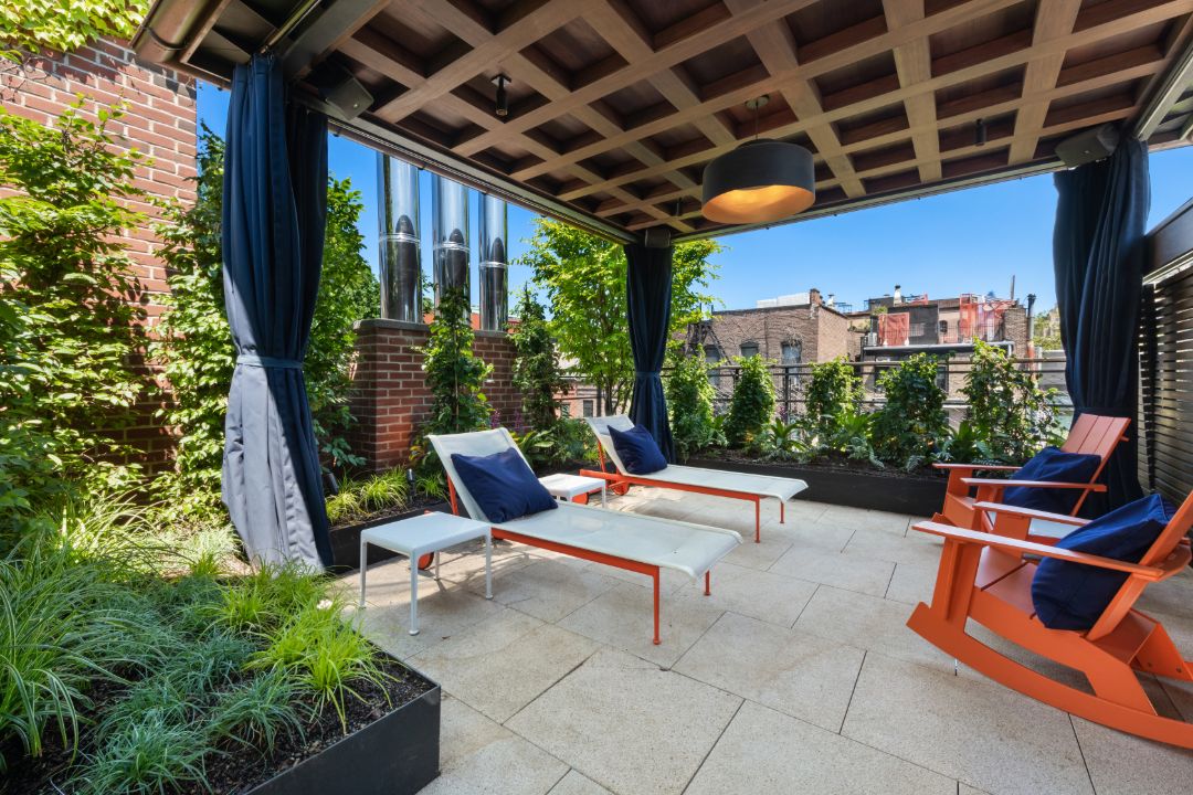 St Lukes Place West Village Townhouse Rooftop Terrace