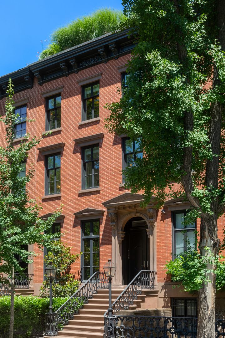 St Lukes Place West Village Townhouse Exterior