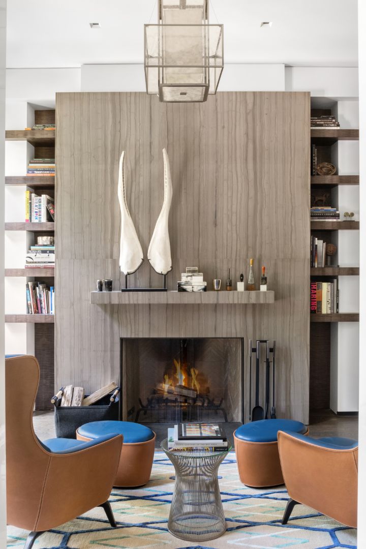 St Lukes Place West Village Townhouse Fireplace