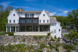 Architect Vincent Falotico Of Brooks Falotico Lists Modern Farmhouse Ridgefield Home Exterior B