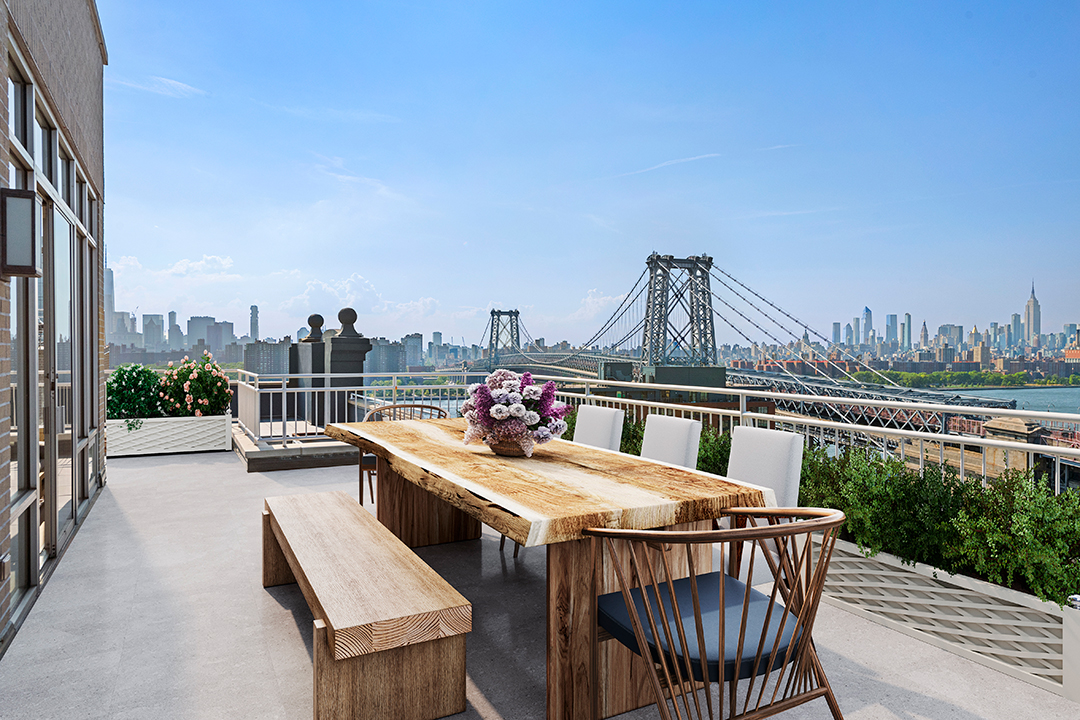 Williamsburg Penthouse Offers Ultimate Rooftop Living For 5 4m Terrace
