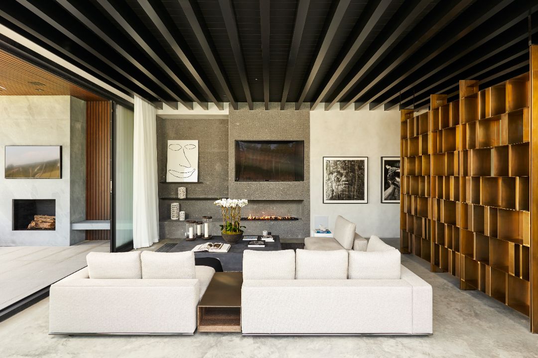 David Axelrod Water Mill Hamptons Home Living Room