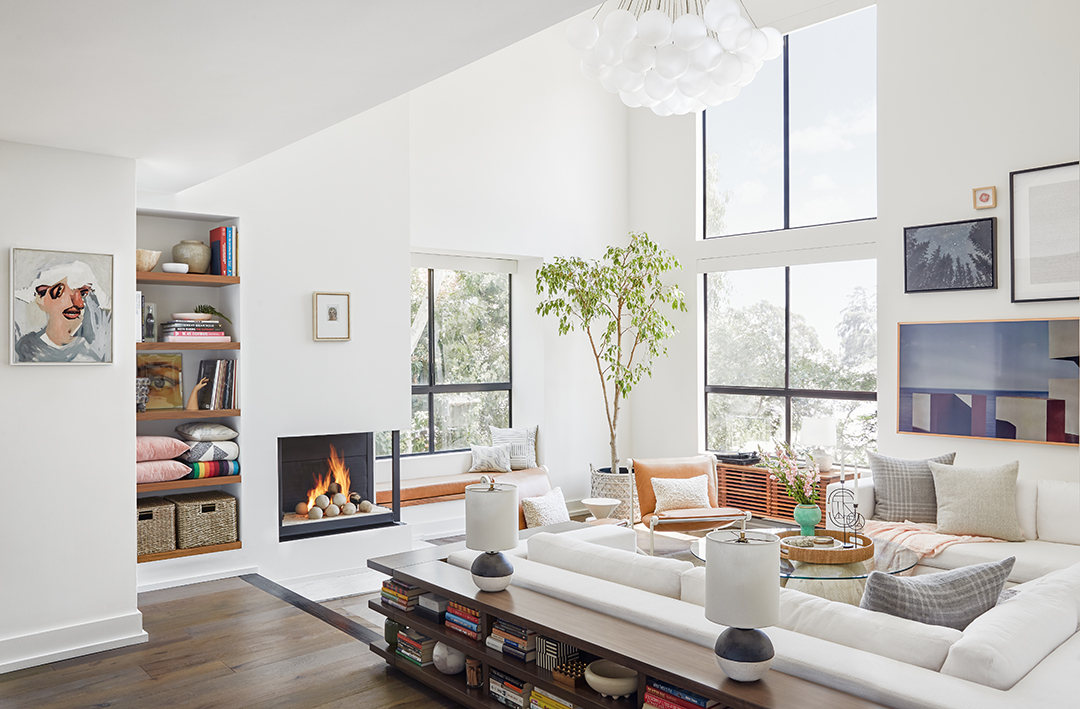 Gus Kenworth West Hollywood Penthouse Living Room Overview