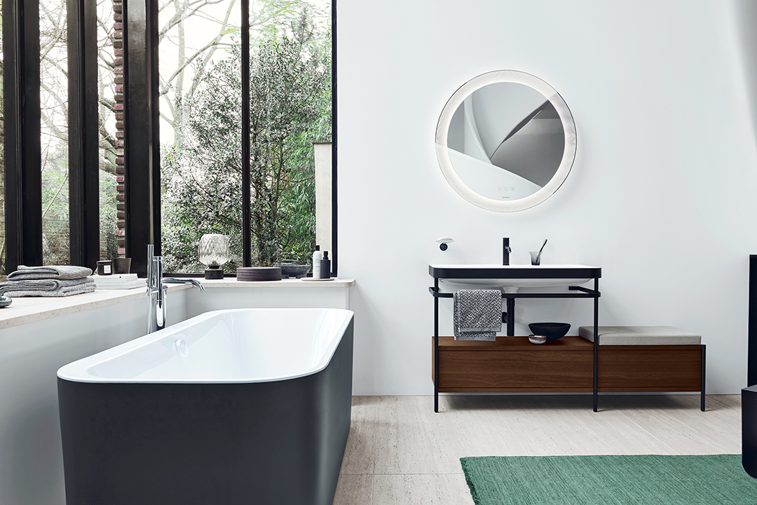 Duravit black and white bathroom design