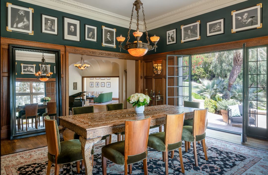 Dodgers Owner Laughlinpark Los Feliz Estate Dining Room