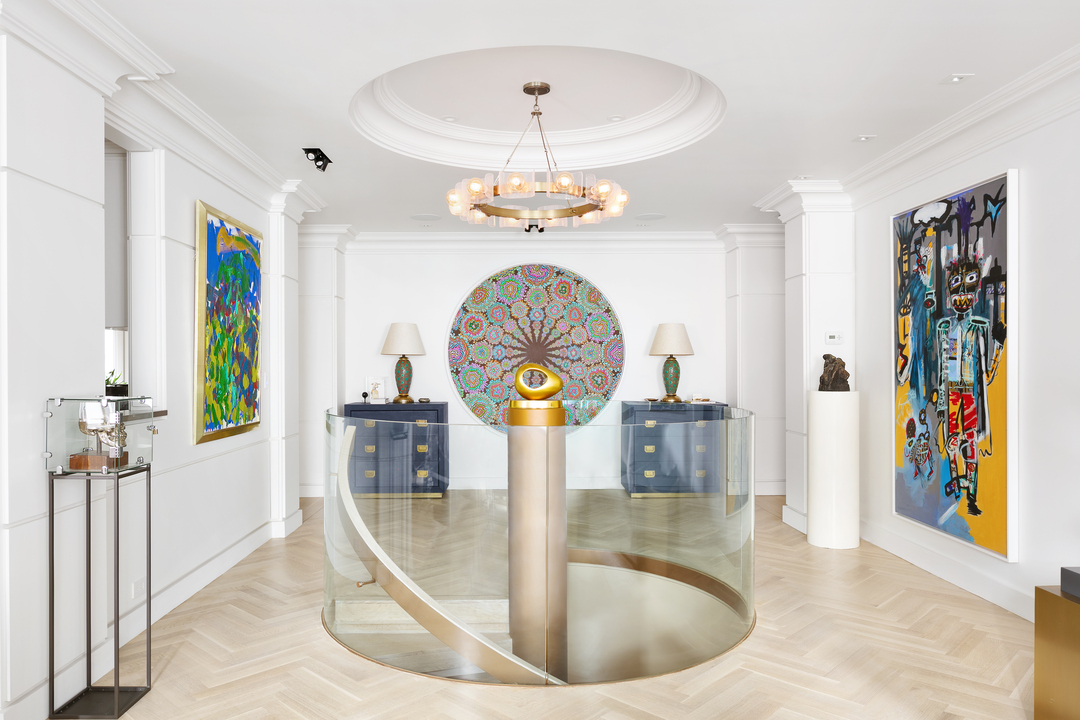 Clive Davis Park Ave Ritz Tower Apartment Gallery Foyer
