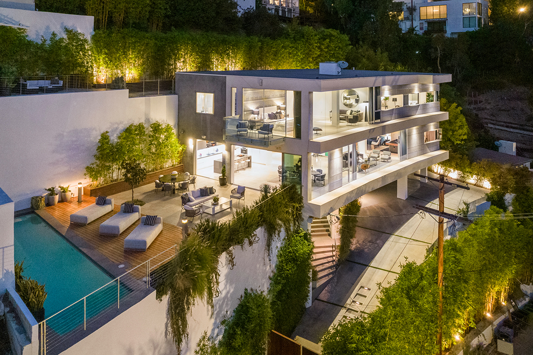 Former Nfl Player Emmanuel Ancho Buys Sunset Strip Modern Mansion Exterior 1