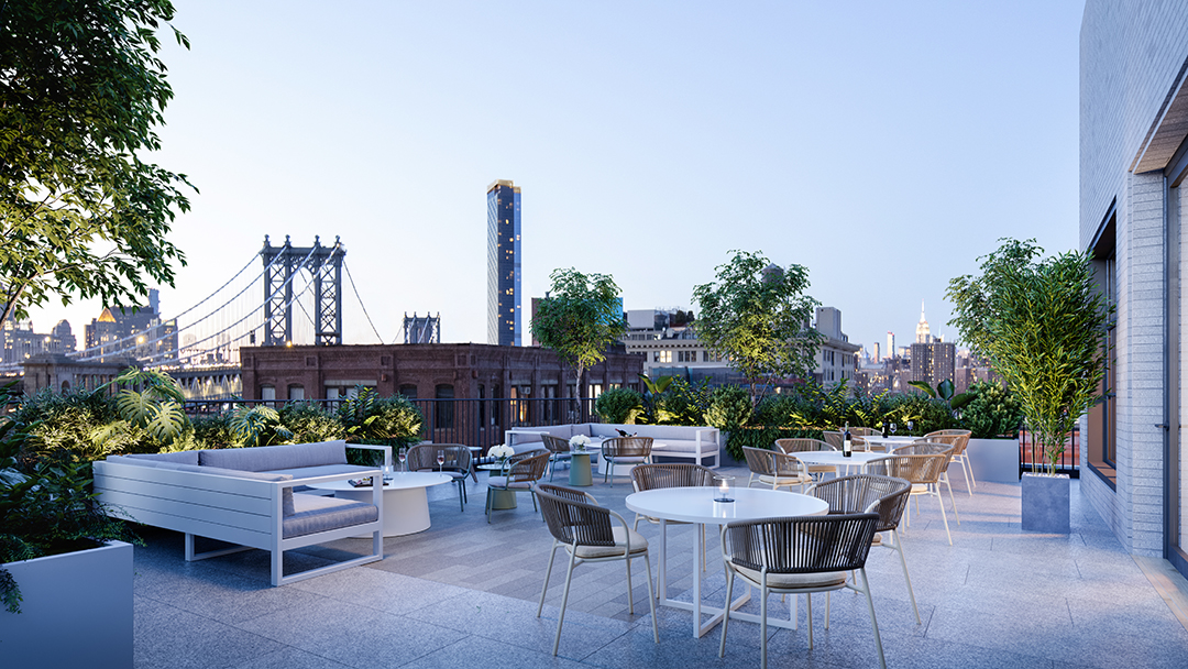 Brooklyns Luxurious Magnolia Dumbo Launches Luxury Rentals Outdoorindoor Lounge 6k