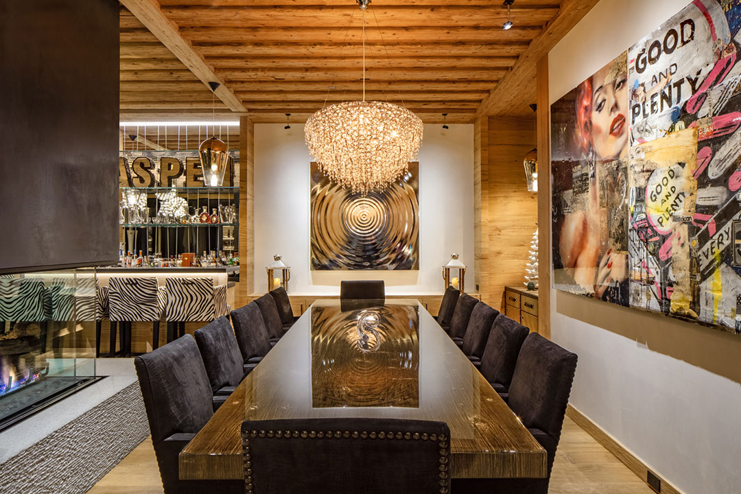 Rhobh Aspen Rental Dining
