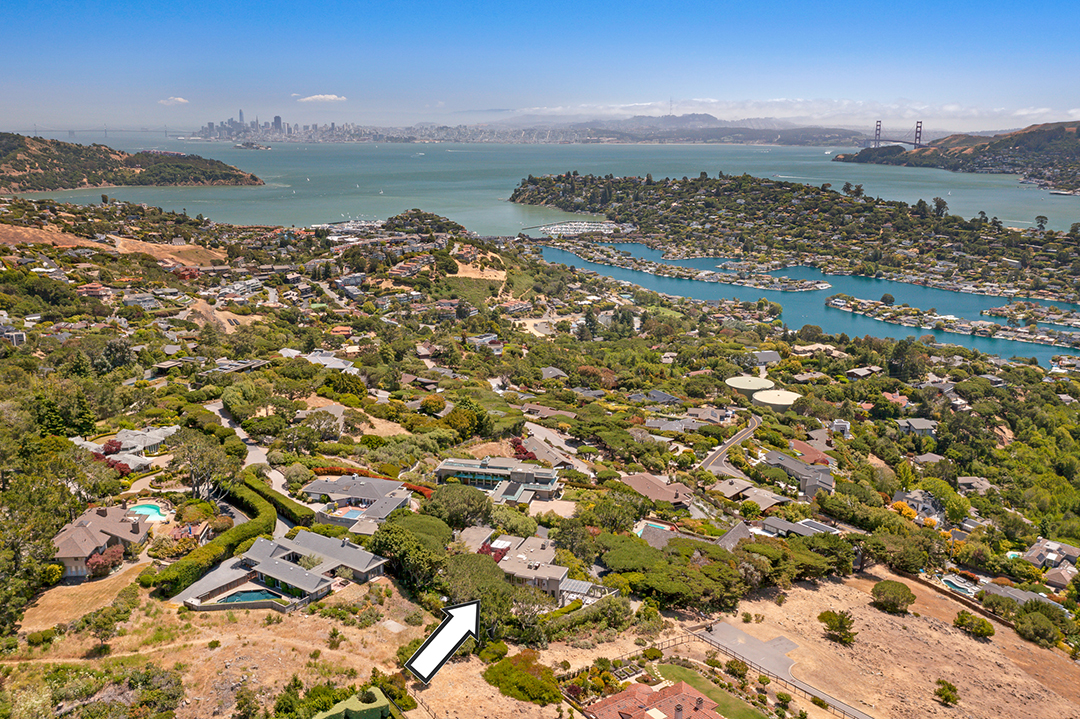 Late Collector Chara Schreyers Masterpiece Of A Home Dubbed Art House Asks 8 3m 83 Mt Tiburon Rd Aerial Mls 7 Of 30