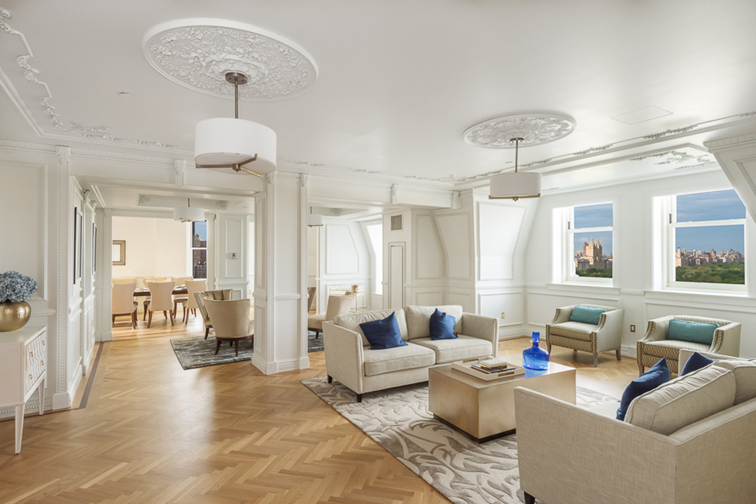 A Majestic Merger Two Adjacent Units List Together For 31 4m At The Plaza Hotel Tres