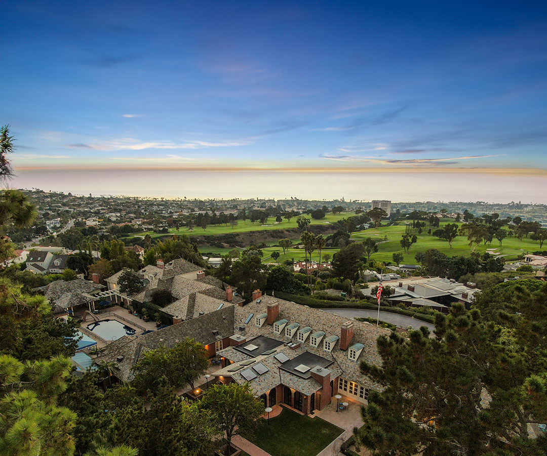 3 La Jolla Estate Aerial