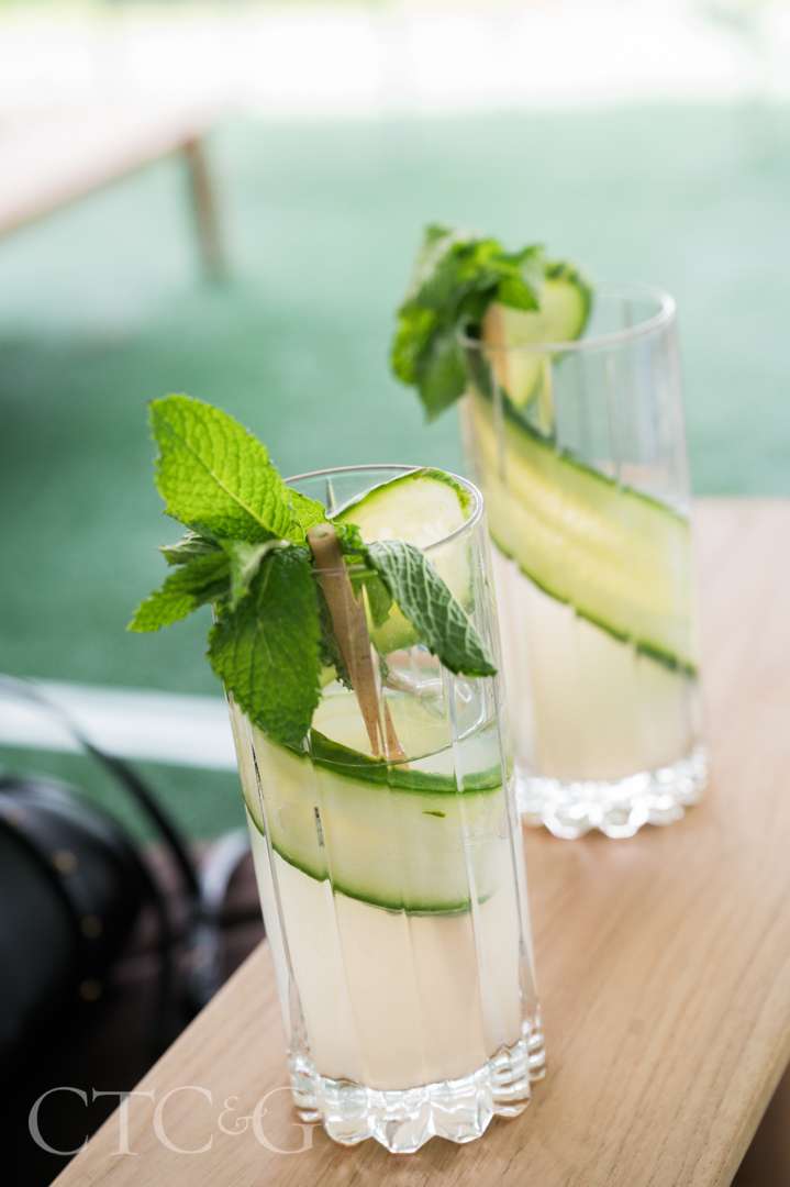 Persian lemonades at CTC&G Players' Lounge at Greenwich Polo Club