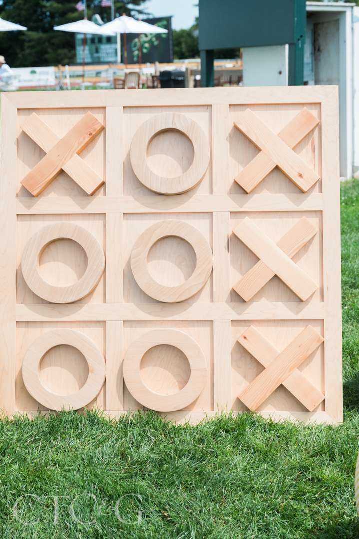 Tic-Tac-Toe Board at CTC&G Players' Lounge at Greenwich Polo Club