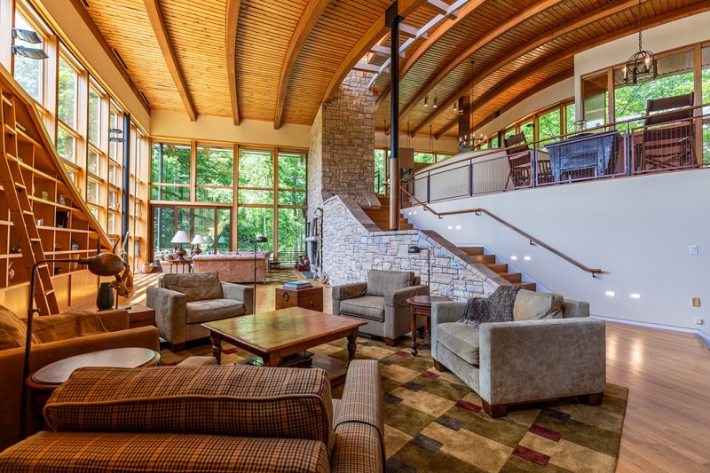 Discover an Architectural Masterpiece Asking $5M within Vermont's Popular Stratton Mountain Resort
