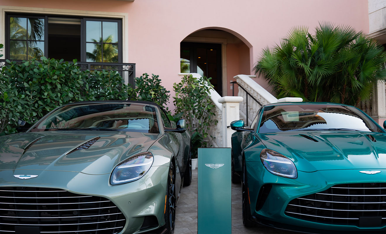 You Can Test Drive an Aston Martin at the Palm House