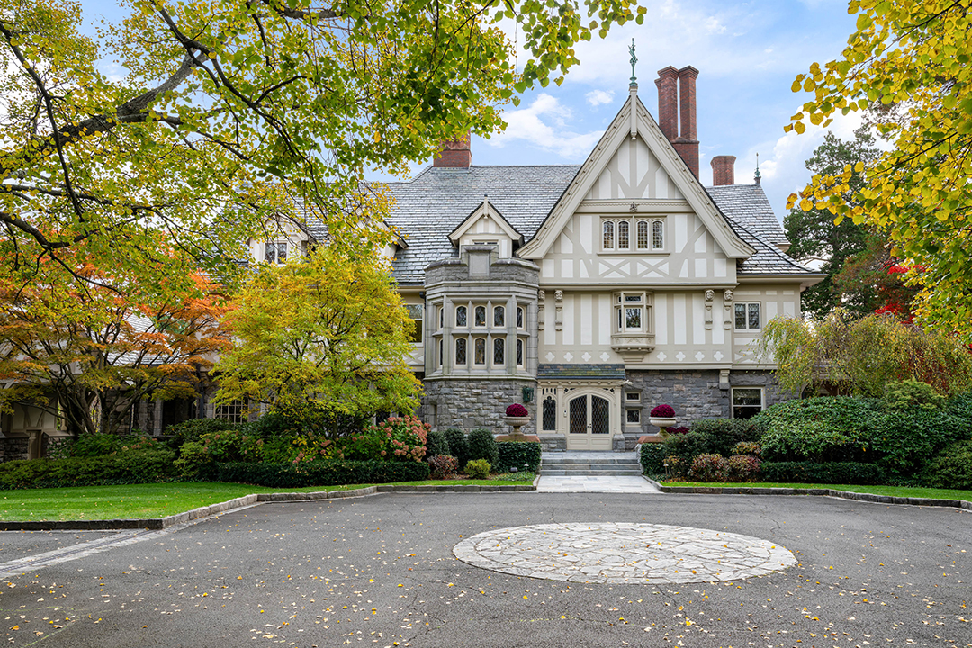 Gorgeous Gardens Abound at This $24.9M English-Style Estate in Greenwich