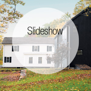 An 1830's Farmhouse Gains a Modern Sensibility Through an Unlikely Blend of Beloved Antiques, Contemporary Furnishings, French Textiles and Bold Color