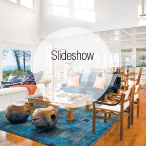 Tour a Stonington Beachouse with Blue Hues