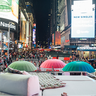 See the Azimut Benetti-Paola Lenti Yacht Installation in Times Square