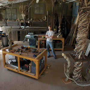 In Queens, Furniture Maker Charlie Baker Gets to the Root of Things