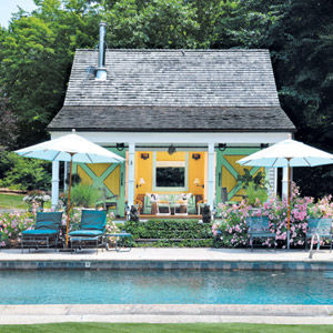 Landscape Designer Pat Miller Tames Her Greenwich Property with a Series of Garden Rooms and a Small Pool House