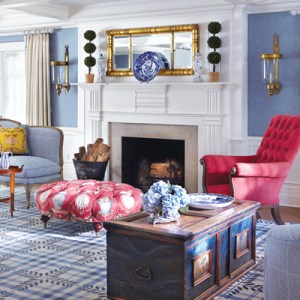 Step Inside a Colorful Neo-Colonial Bursting with Pattern