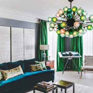 Inside the Jewel-Toned Home of a Globetrotting Designer