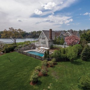 This $6.495 Million Rowayton Home Offers Views Over Wilson Cove and Long Island Sound
