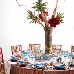 Designers Create Fabulous Tablescapes for The 2013 Red & White Ball
